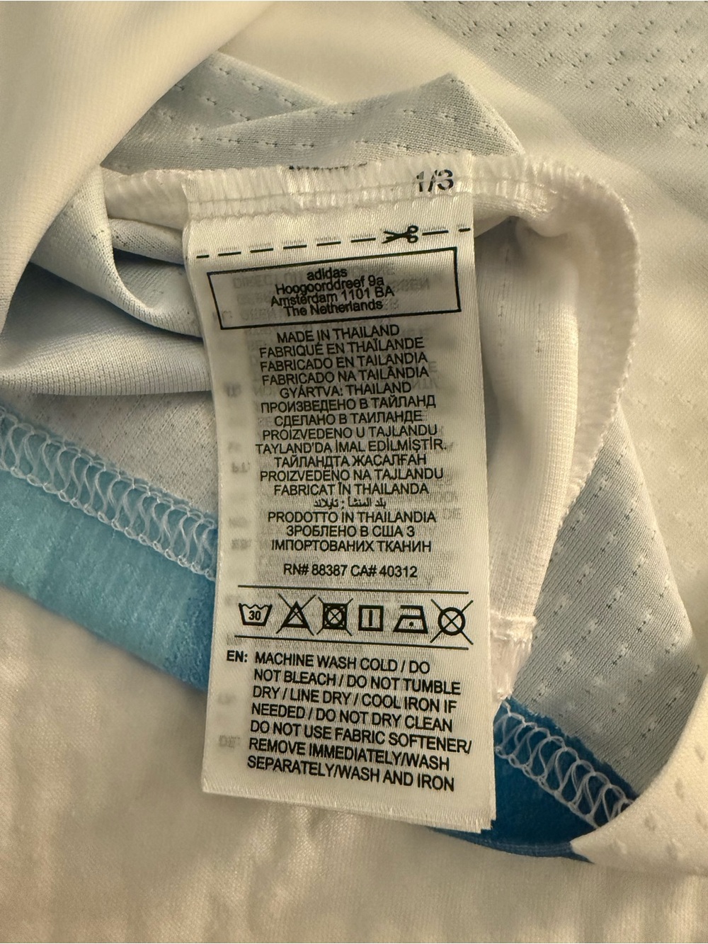 Adidas Argentina Lionel Messi White (Home) “Pitch Version” Soccer Jersey (NEW) - Picture 14 of 16